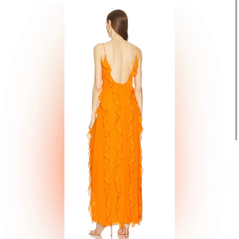 Nehna Gown in Bright Orange NBD-Revolve - Picture 2 of 6